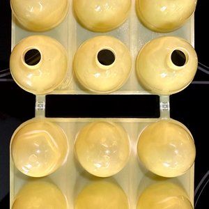 NEW Jello Jell-O Jigglers Easter Egg Mold Maker YELLOW SMOOTH design